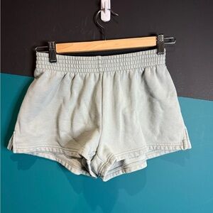 TNA Gray Athletic Shorts with Soft Fabric and Relaxed Fit